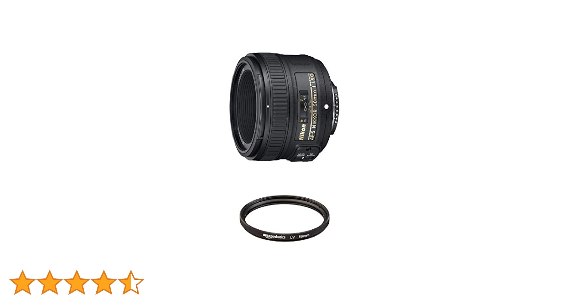 Amazon | Nikon 単焦点レンズ AF-S NIKKOR 50mm f/1.8G フル